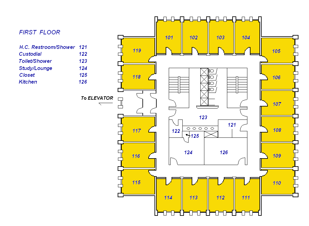 Floor 1 - Floor Plan