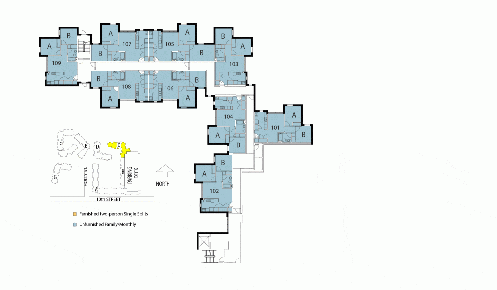 Tenth and Home sixth floor plan