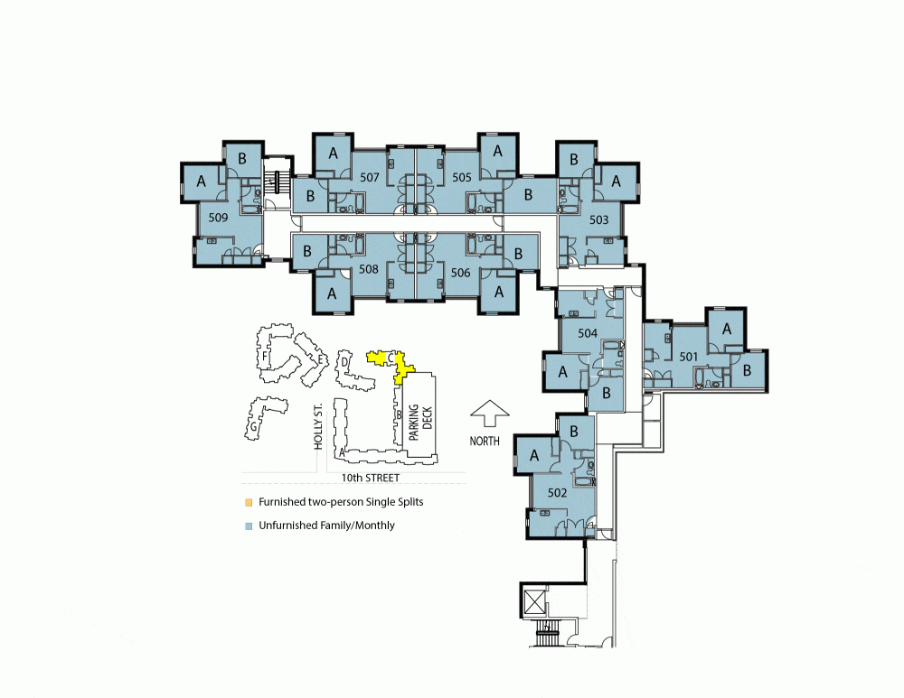 Tenth and Home second floor plan