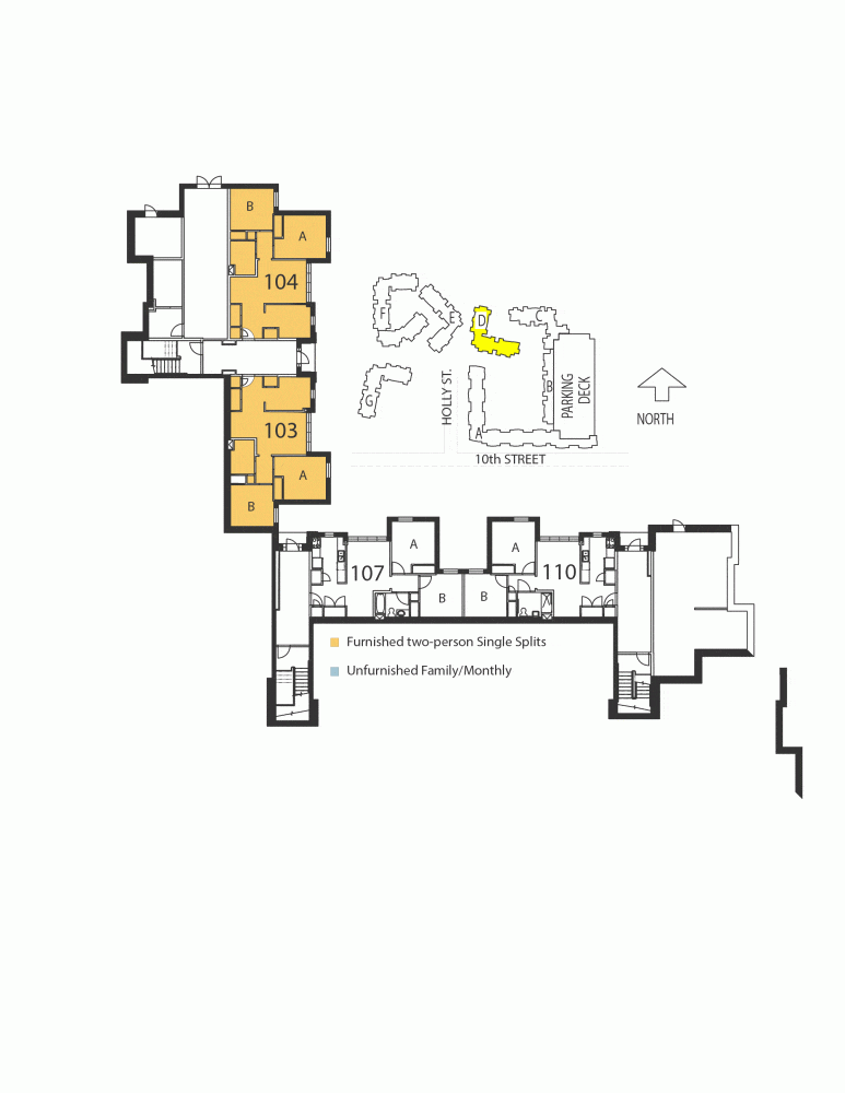 Tenth and Home D first floor plan