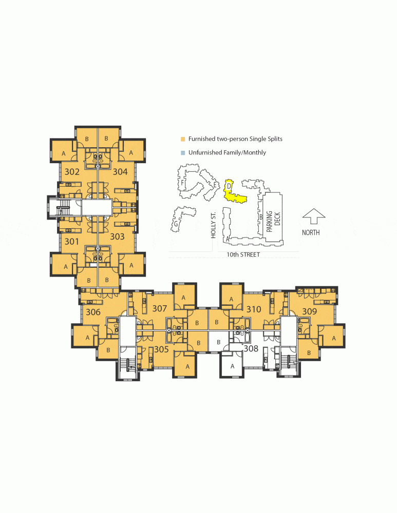 Tenth and Home D third floor plan