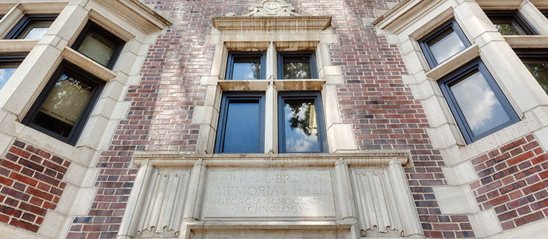 Front of building