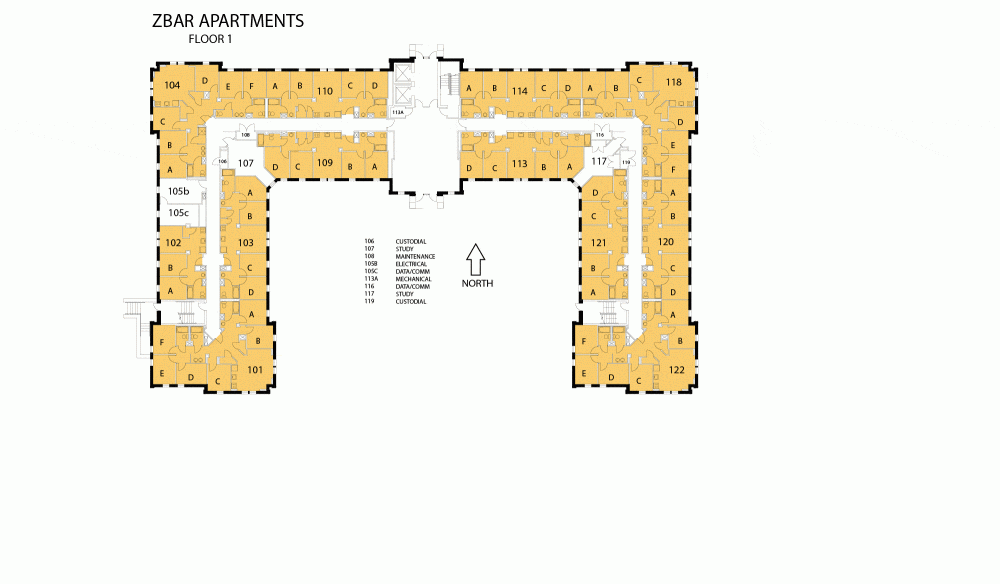 zbar floor 1 plan
